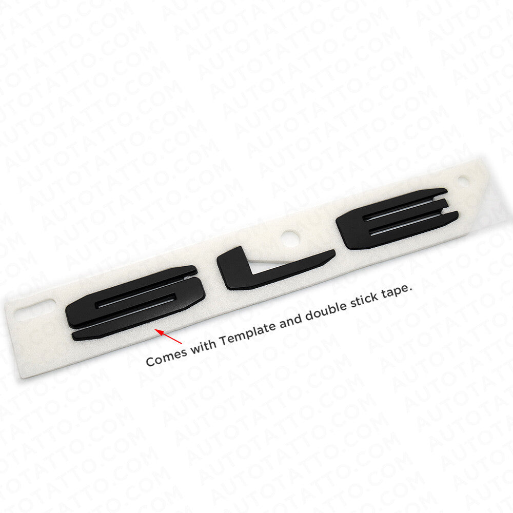 19-21 GMC Sierra Tailgate SLE Logo Emblem Pickup Badge Nameplate Matte Black