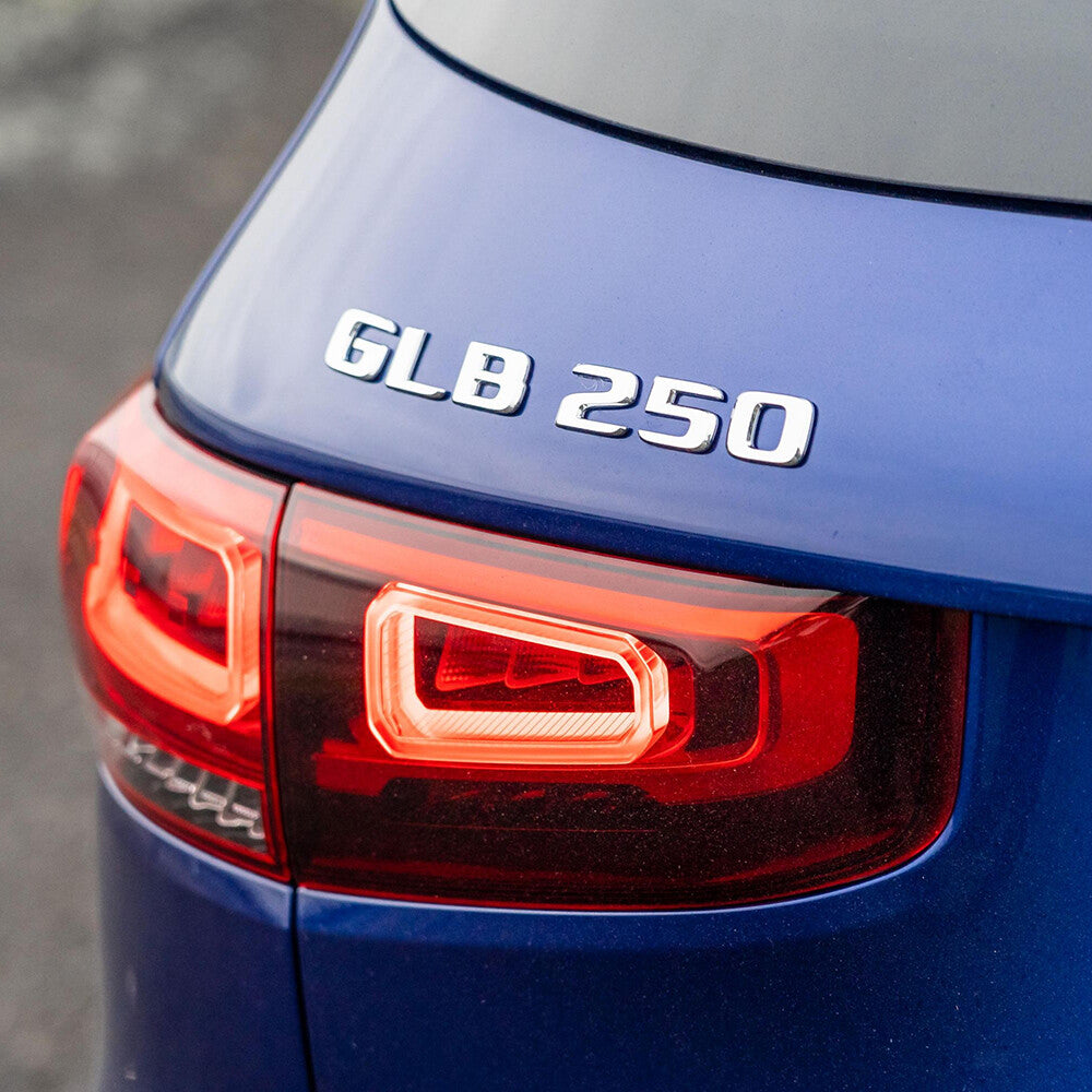 20-21 Mercedes GLB 250 GLB250 Letter Emblem Trunk Badge AMG Sport Matte Black