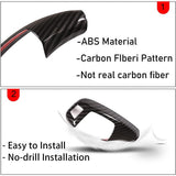 Carbon Fiber Style Gear Shift Knob Cover For BMW F30 X3 X4 X5 X6 328i 535i 320i