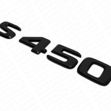 18-21 Mercedes S450 Letter Emblem Luggage Trunk Lid Badge AMG Sport Matte Black