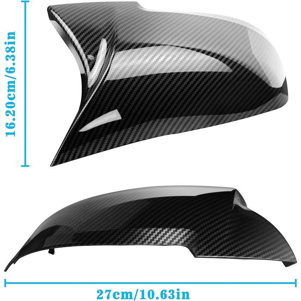 Carbon Fiber M3 Style Side Mirror Cover Cap For BMW F20 F21 F30 F32 F36 GT M2 X1