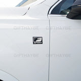 2x Lexus F-Sport Auto Car SUV Aluminum Badge Emblem Interior Exterior Decoration
