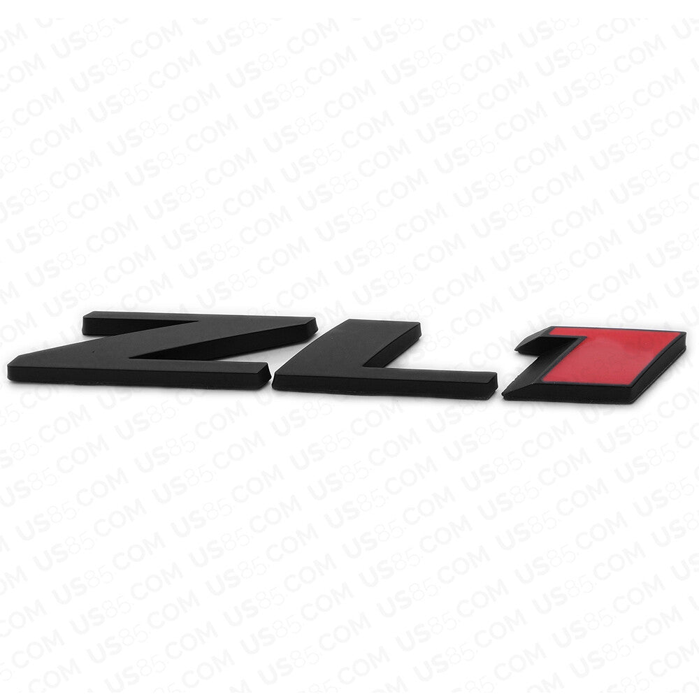 Chevy Camaro ZL1 Rear Bumper Letter Logo Emblem Badge Sticker Sport Black Red