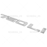 09-15 Chrome 750Li Trunk Lid Nameplate Letter Emblem Badge M Performance F02 F04