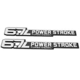 For 23-24-25 Super-Duty F-250 350 450 6.7L Power Stroke Diesel Door Emblem