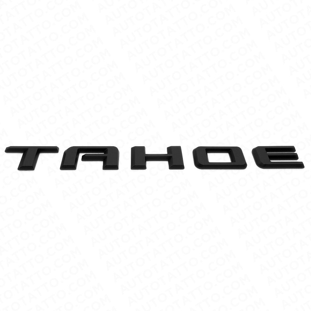 2021+ Chevy Tahoe Matte Black Front Side Door Vehicle Nameplate Emblem Decorate