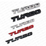 Universal 3D Fashion Waterproof Metal Turbo Car Decal Sticker Auto Decoration