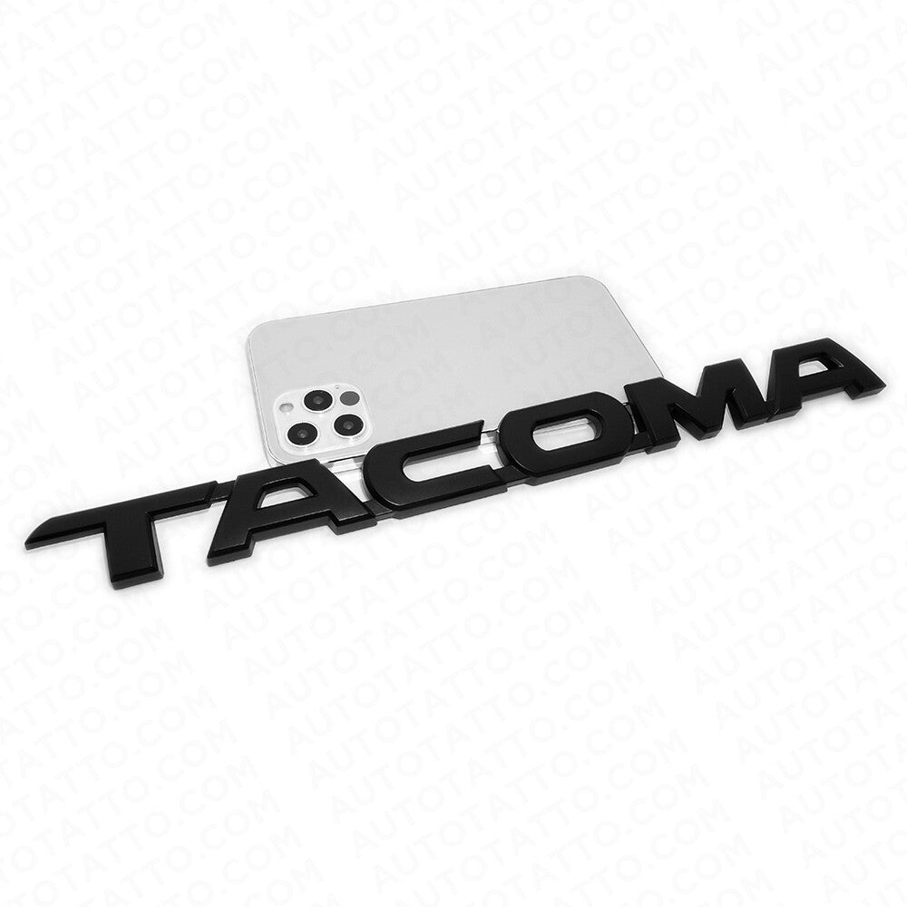 05-16 Black Toyota Tacoma Letter TRD Pro SR5 Emblem Side Door Logo Badge Sport