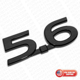 For Infiniti 5.6 Left or Right Fender Marker Badge Emblem Nameplate ABS Black
