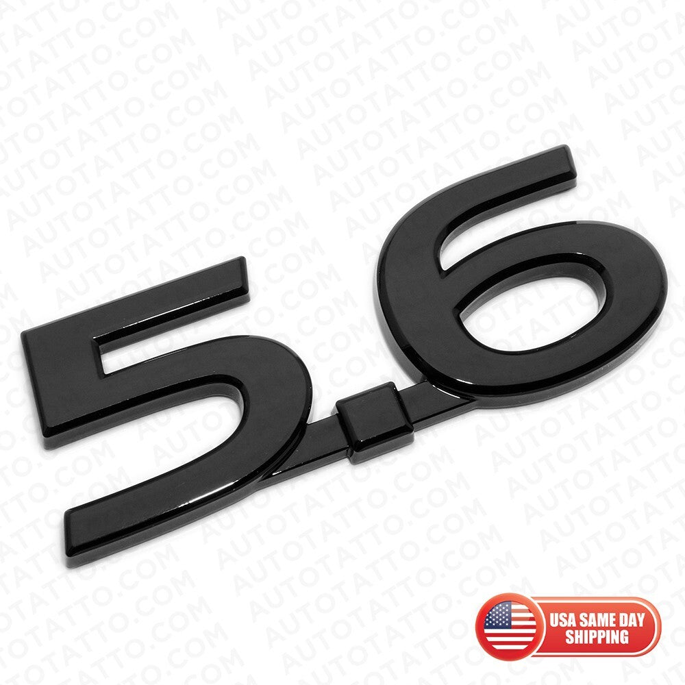For Infiniti 5.6 Left or Right Fender Marker Badge Emblem Nameplate ABS Black