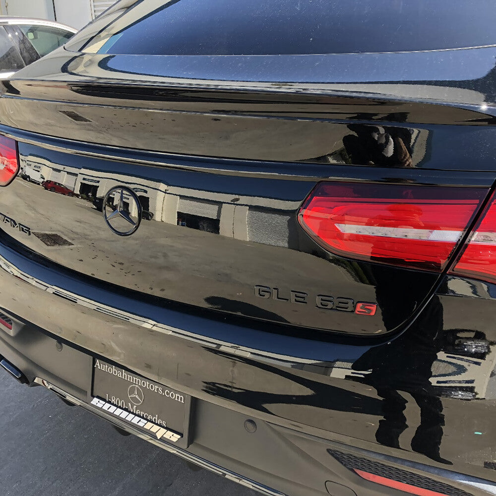 17-19 Mercedes GLE 63 S Letter Emblem Liftgate Logo Badge AMG Sport Black Red