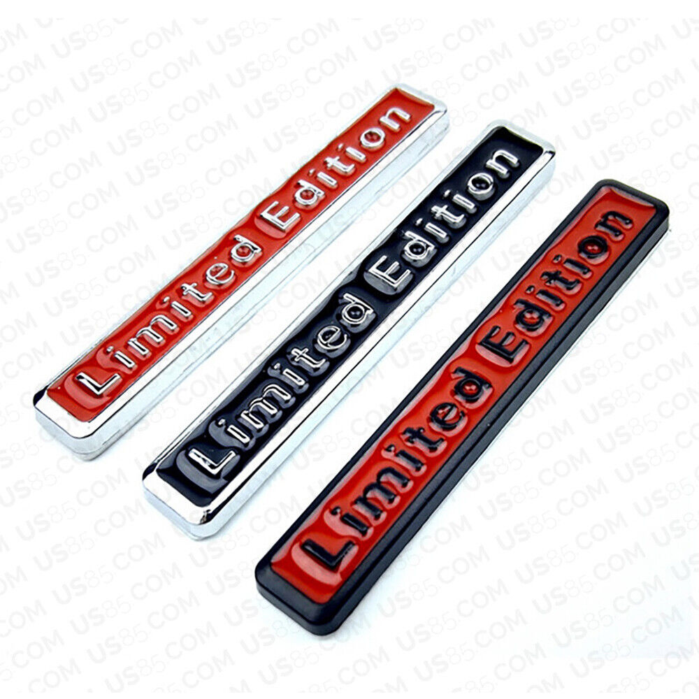 Universal 3D Fashion Metal Limited Edition Car Decal Badge Sticker Decoration