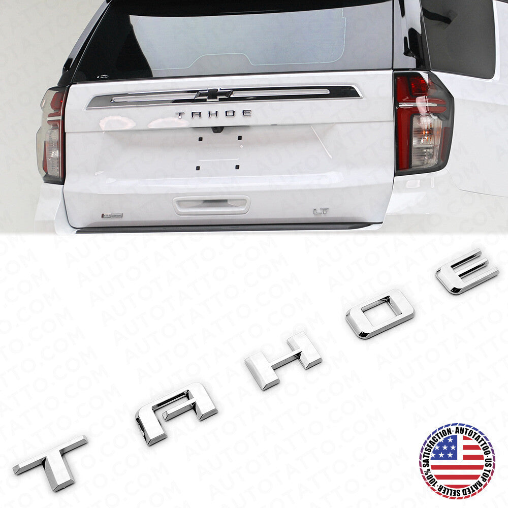 2021+ Chevy Tahoe OEM Chrome Liftgate Vehicle Nameplate Emblem Sport Decorate