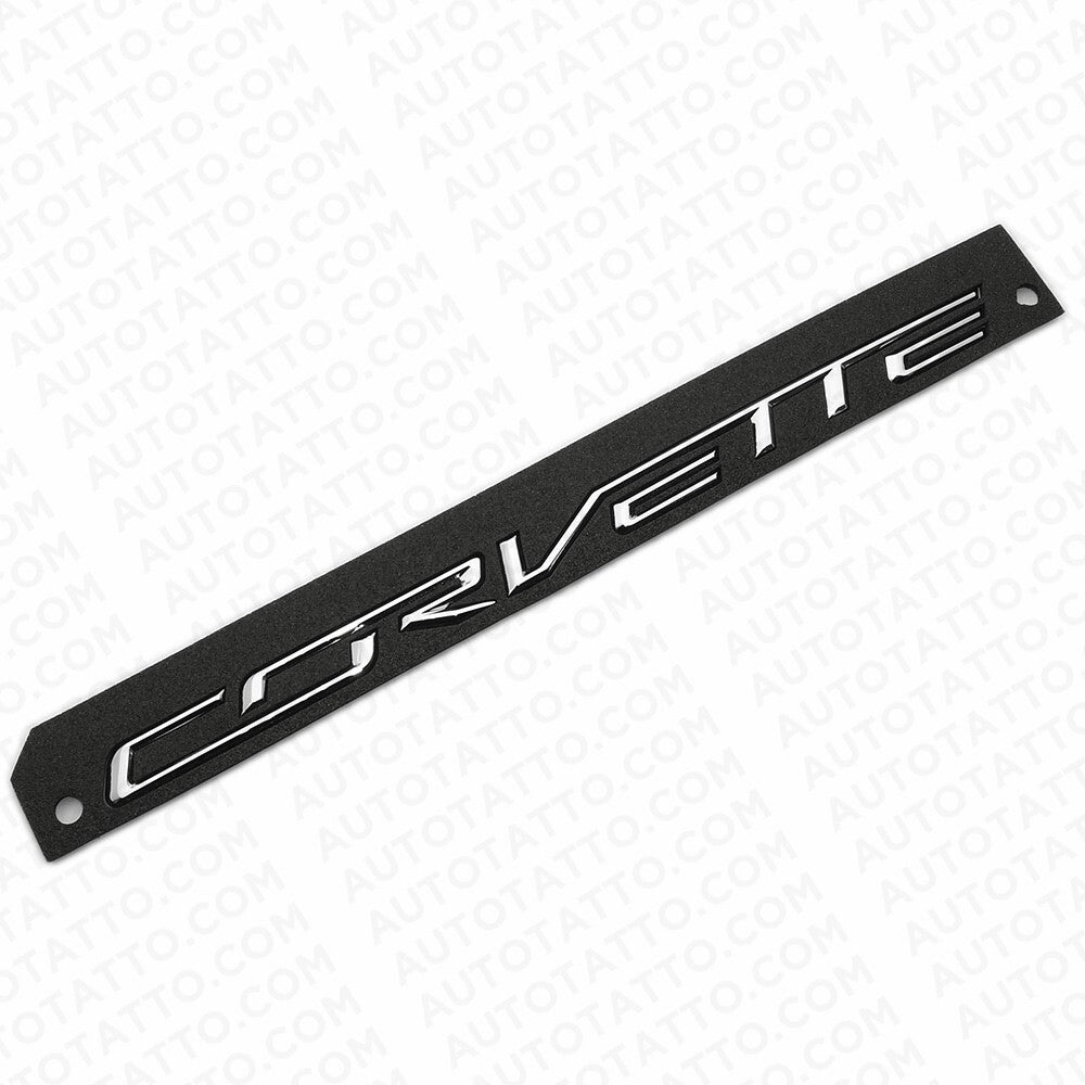 For 14-19 Corvette C7 R Z06 OEM Chrome Rear Bumper Letter Badge Emblem Sport