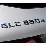 19-21 Mercedes-Benz GLC 350e Letter Emblem Liftgate Badge AMG Sport Gloss Black