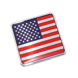 Universal Fashion Aluminum Alloy American Flag Metal USA Flag Car Decal Sticker