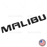 Chevy Malibu Trunk Lid Door Letter Emblem Logo Badge Nameplate Gloss Black Sport