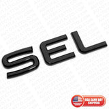 22-24 VW SEL Rear Liftgate Hatch Lid Letter Nmaeplate Badge Emblem Gloss Black