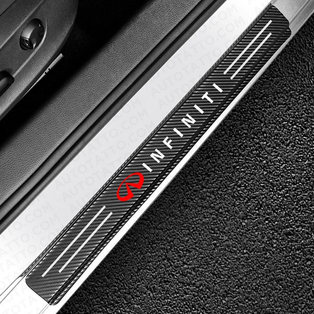 Universal Fit Car Door Plate Sill Scuff Anti Scratch Decal Sticker Protector
