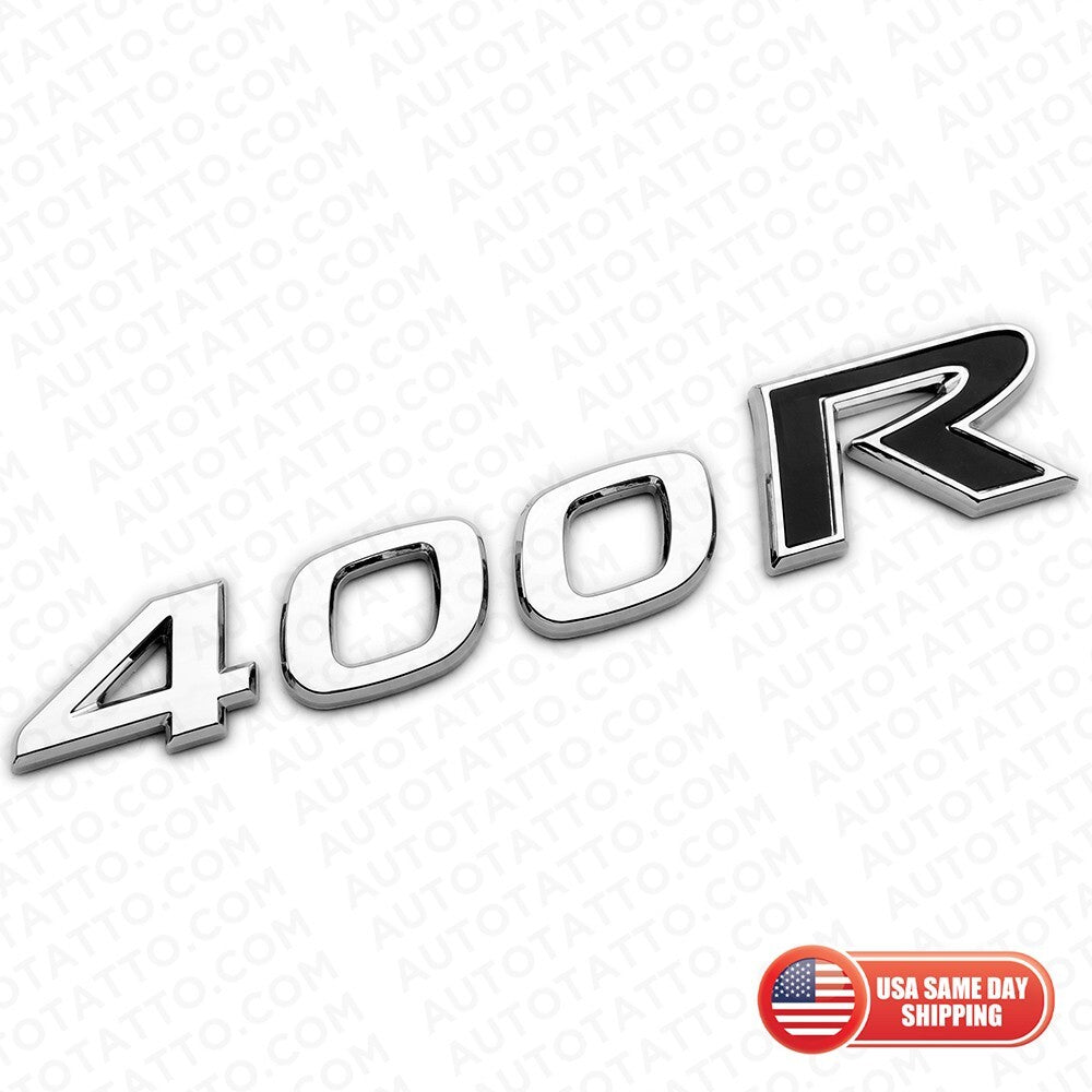 For Nissan Infiniti 400R Rear Trunk Lid Badge Emblem Nameplate Chrome Black