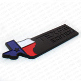 3D Black TEXAS Edition Logo Sport Emblem Badge Stickers For GM Decoration TEAS