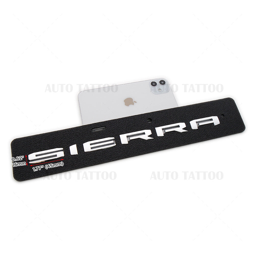 19-21 GMC Sierra with Denali Tailgate Logo Emblem Pickup Badge Nameplate Chrome