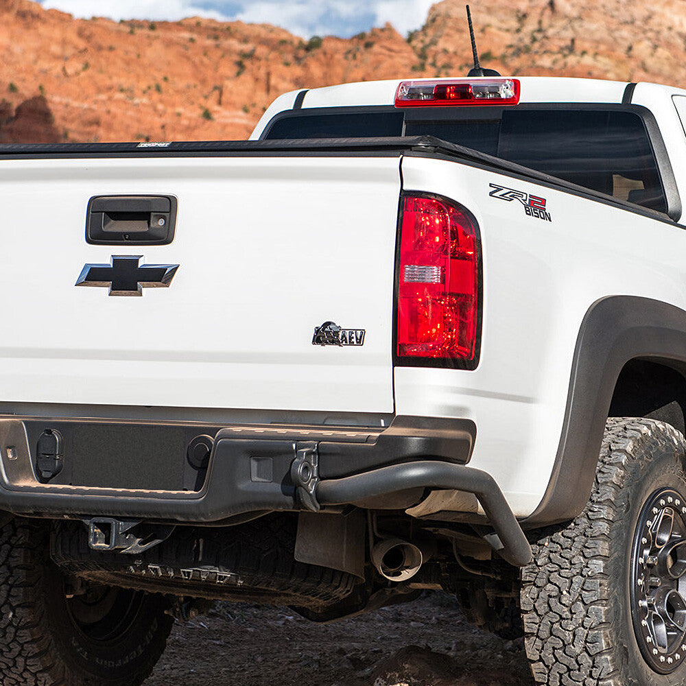For Chevrolet Colorado AEV Bison Tailgate Nameplate Logo Decal Emblem ZR2 Chrome