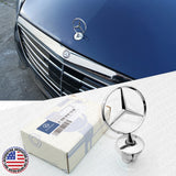 Mercedes-Benz OEM Front Hood Ornament Mounted Star Logo Badge Emblem A222
