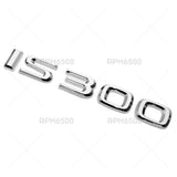 For Lexus Trunk OEM Chrome IS 300 Letter Logo Badge Emblem Car Replace F-Sport