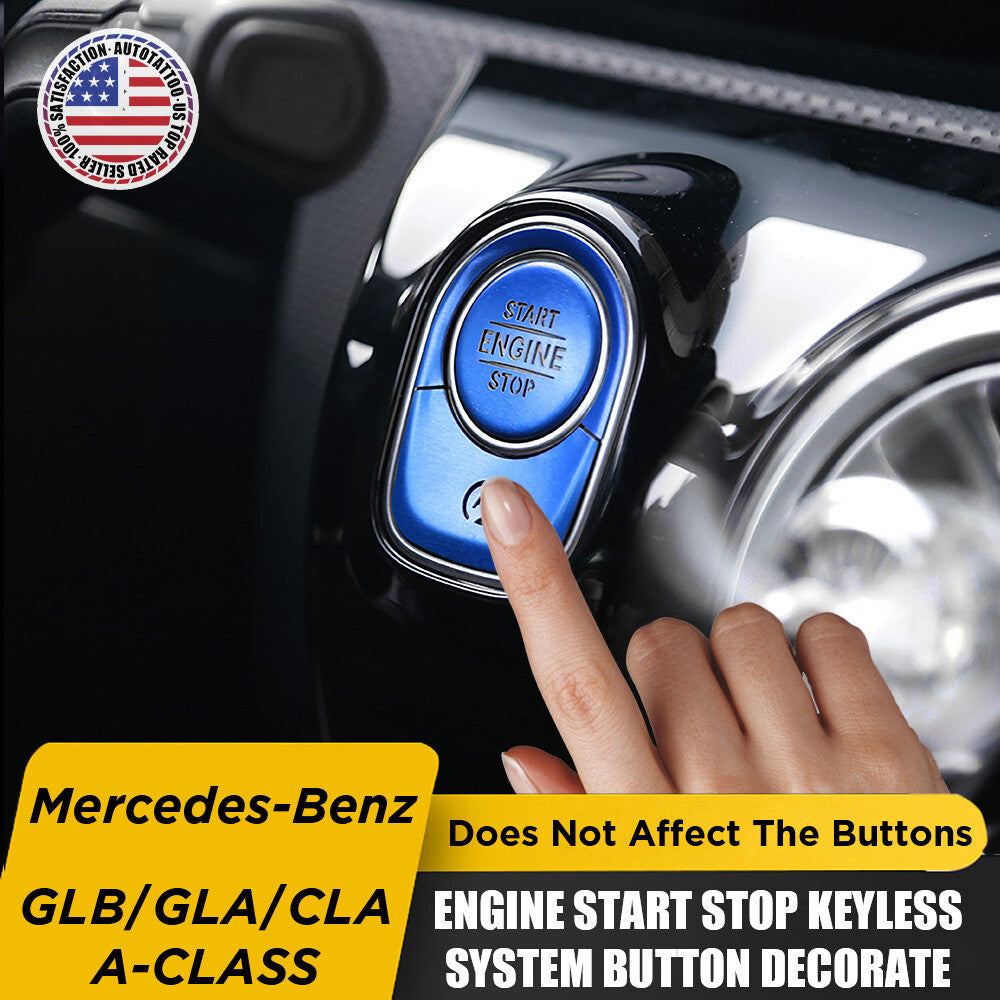 Mercedes GLA GLB CLA A Engine Start Stop Keyless Button Decorate Switch Cover