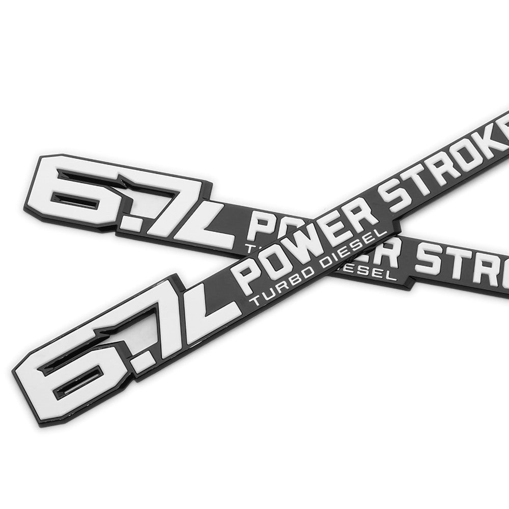 For 23-24-25 Super-Duty F-250 350 450 6.7L Power Stroke Diesel Door Emblem