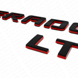 For Chevy Redline Silverado LT Tailgate Logo Nameplates Letter Sport 3D Emblem