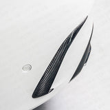 15-20 C-Class W205 4DR Rear Bumper Real Carbon Fiber Side Vents Spoiler Forged