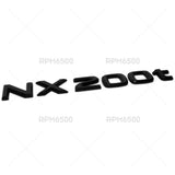 Lexus Liftgate Matte Black NX 200t Letter Logo Badge Car Emblem Replace F-Sport