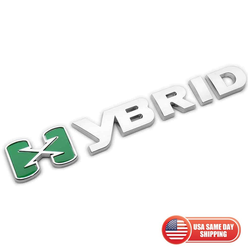 Chevrolet Hybrid Side Fender Rear Trunk Nameplate Emblem Badge Logo Letter