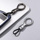 Universal Keychain Simplicity Key Ring Clip Double layer buckle Car Auto Unisex