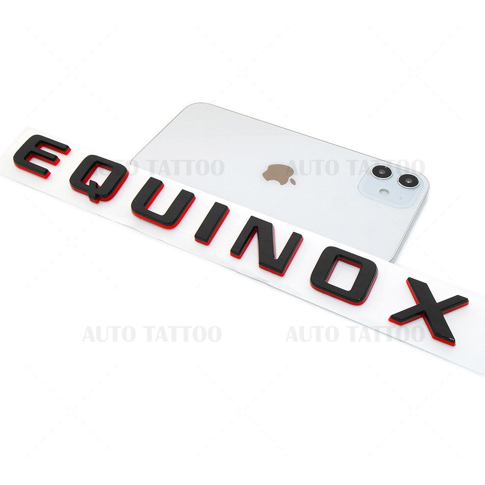 For Chevy Equinox Front Door Nameplate Letter Logo Badge Emblem Sport Redline