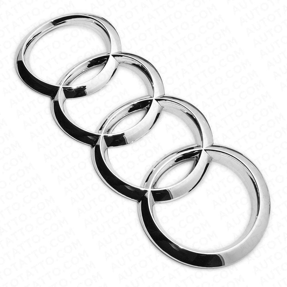 12-18 Audi A7 S7 RS7 Rear Liftgate Trunk Sign Logo Ring Badge Emblem OEM Chrome