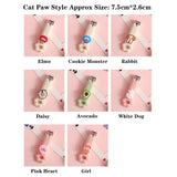 2x Cute Cartoon ABS Stainless Steel Nail clippers Nail Cutter Tool(Random Style)