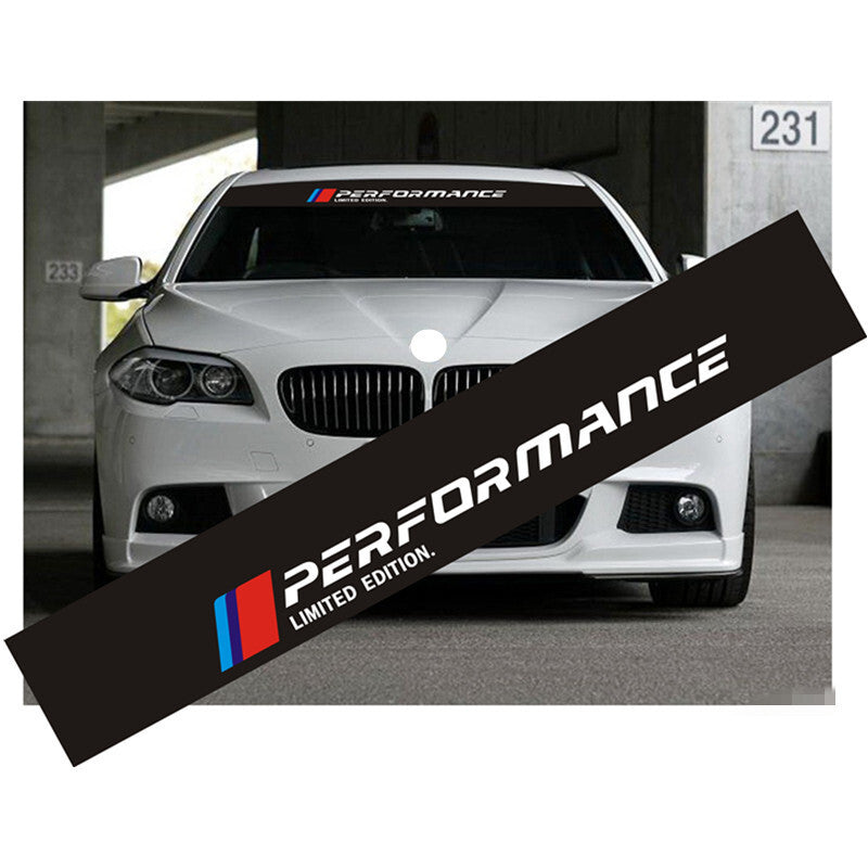 M Performance Sport Front Window Windshield Vinyl Banner Decal Sticker for BMW