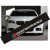 M Performance Sport Front Window Windshield Vinyl Banner Decal Sticker for BMW