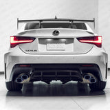 Lexus Trunk Lid Letter Logo Badge 3D Emblem F-Sport Car Decoration Matte Black