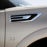 Infiniti 5.6 Left or Right Fender Marker Badge Emblem Nameplate ABS - Chrome