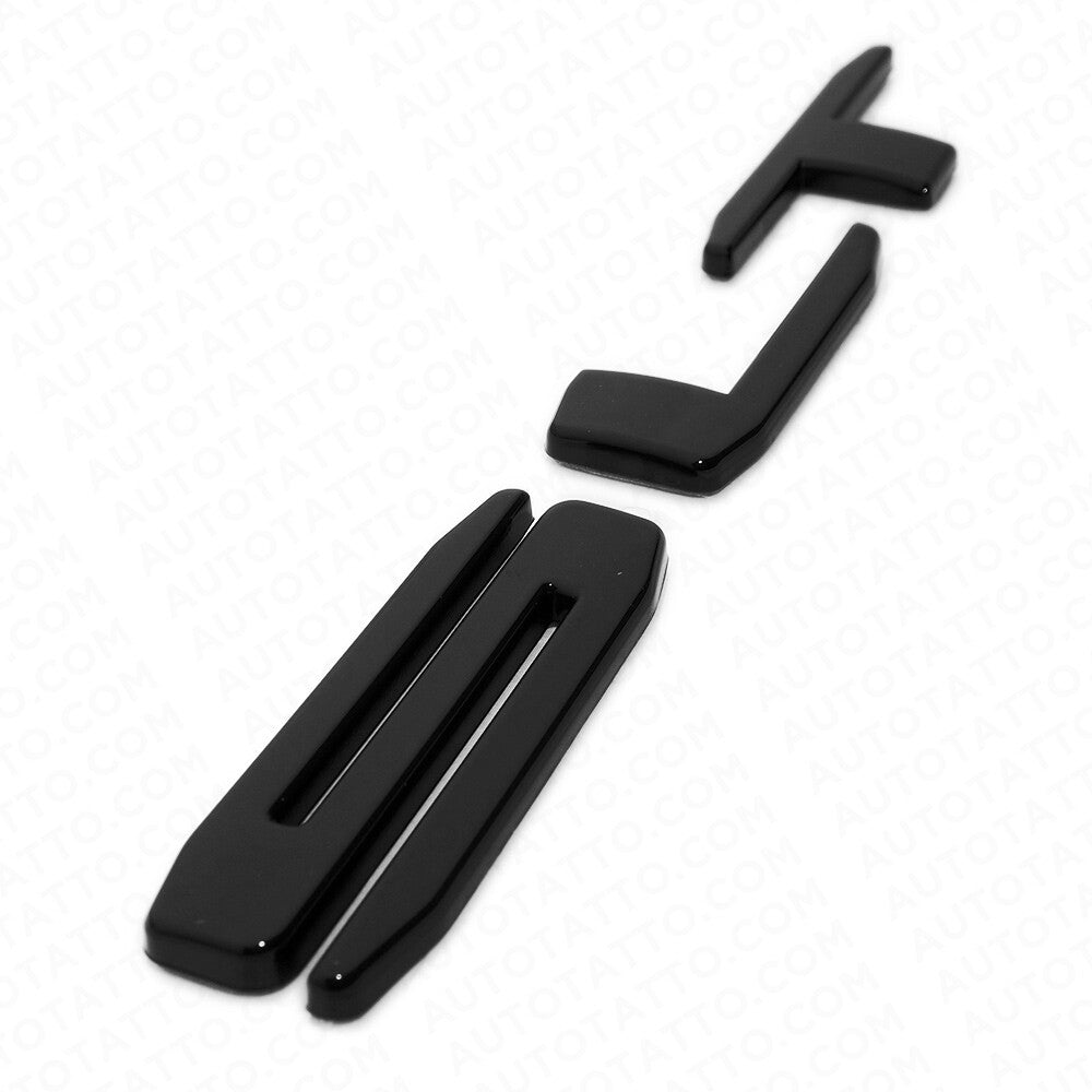 19-21 GMC Sierra Tailgate SLT Logo Emblem Pickup Badge Nameplate Gloss Black