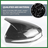 Carbon Fiber Mercedes W205 W213 X253 W222 C E S GLC Horn Mirror Cover Replace