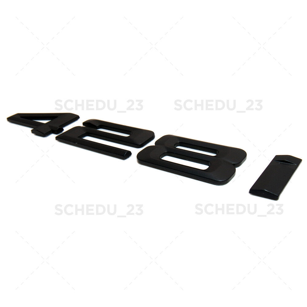 Matte Black BMW 428i 4Series Car Trunk Lid Emblem Badge Nameplate M Performance