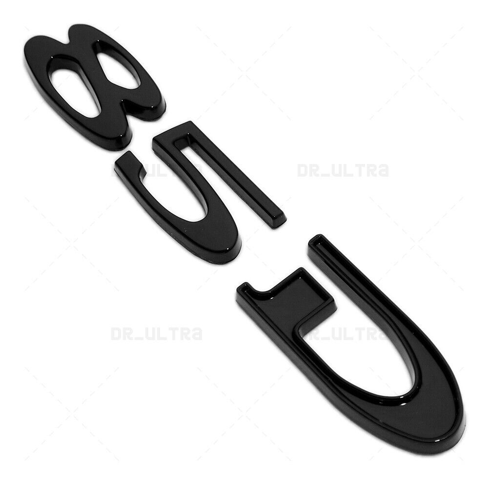 Tesla Rear Liftgate Lid Model 85D Nameplate Logo Badge Emblem Sport Gloss Black