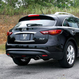 For Infiniti FX37 Rear Liftgate Logo Letter Badge Emblem Nameplate Silver Chrome