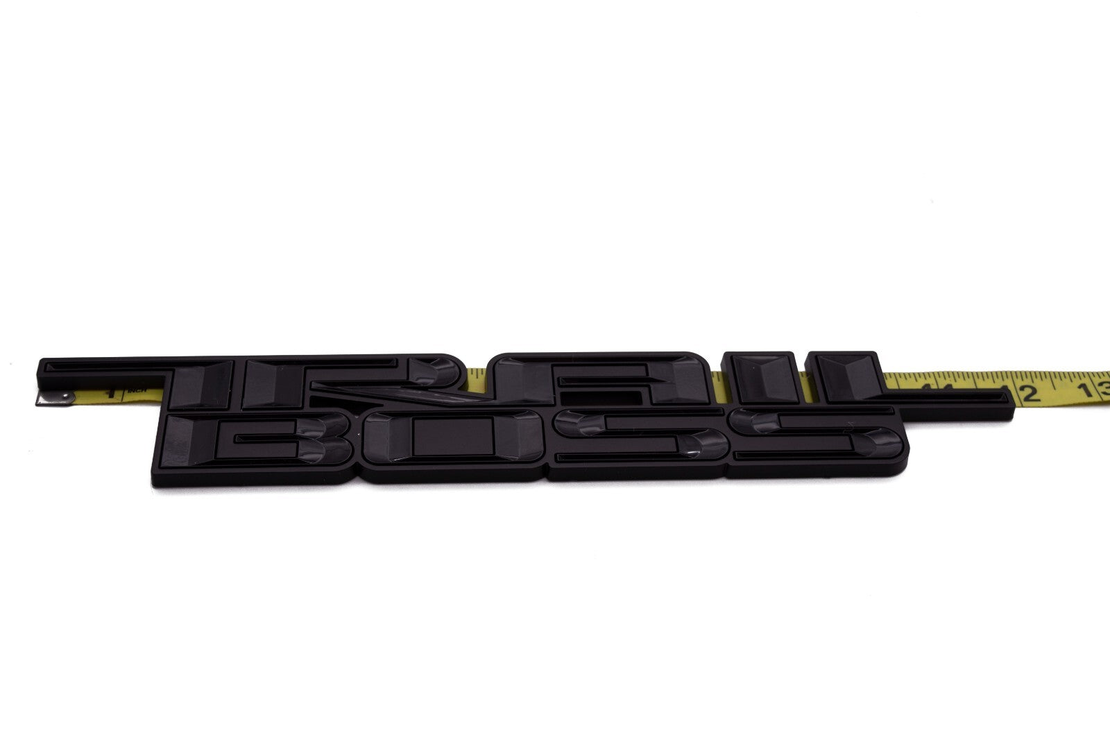 3 x Matte Black 2000-2024 Silverado Z71 Trailboss Emblem Badge Nameplate