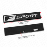 Lexus Gloss Black F-Sport Logo ABS Badge Trunk Luggage Lid 3D Emblem Decoration